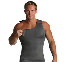 Load image into Gallery viewer, Insta Slim I.S.Pro USA Activewear Compression Muscle Tank W/Hook &amp;
