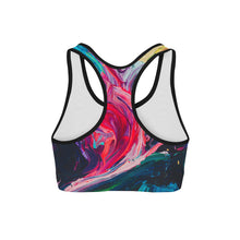 Load image into Gallery viewer, Paint Stroke Sports Bra
