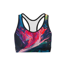 Load image into Gallery viewer, Paint Stroke Sports Bra
